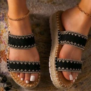 Olivia Espadrille Slip On Sandal